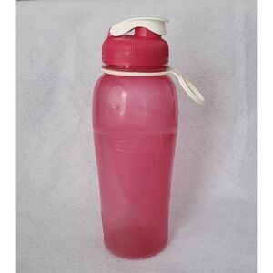 Rubbermaid Refill Reuse Chug Water Bottle Pink Flip-Top Lid 32oz Used
